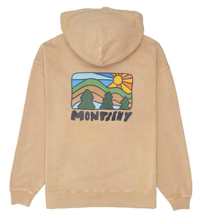 laser barcelona MONTSENY OVERSIZE HOODIE FADED SAND
