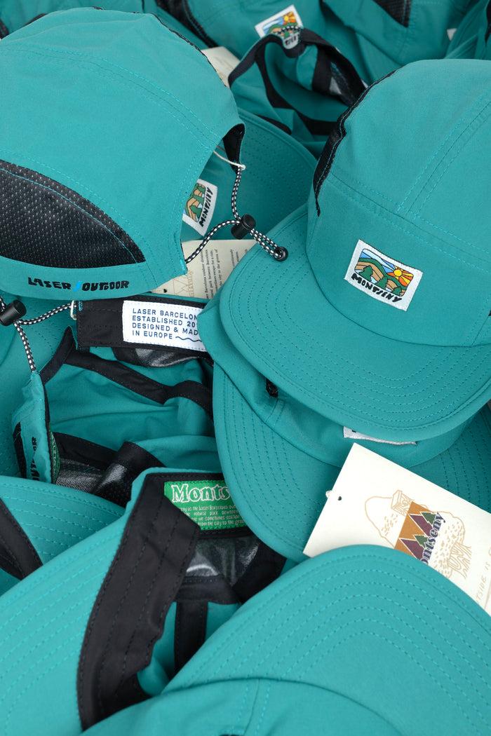 Laser Barcelona MONTSENY V2 TECH 5 PANEL HAT EMERALD GREEN
