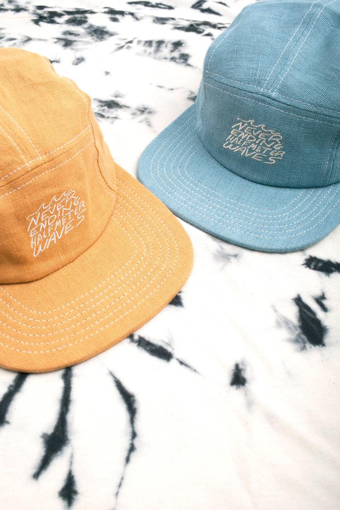 Laser Barcelona NEVER ENDING HALF METER WAVES 5 PANEL LINEN HAT CITADEL