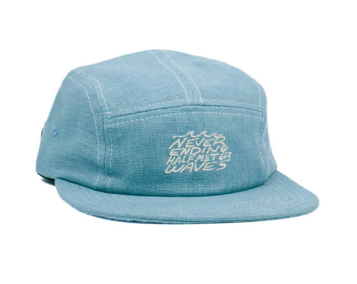 laser barcelona NEVER ENDING HALF METER WAVES 5 PANEL LINEN HAT CITADEL