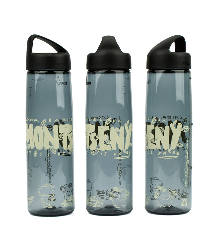 laser barcelona OUTSIDE IS FREE TRITAN BOTTLE BLACK