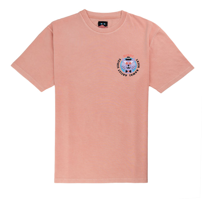 Laser Barcelona RAWAL ARTIST SERIES X HEDOF TEE PEACH