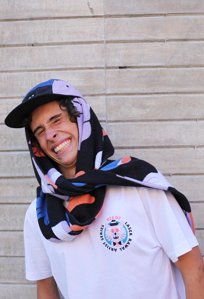 Laser Barcelona RAWAL ARTIST SERIES X HEDOF TEE WHITE