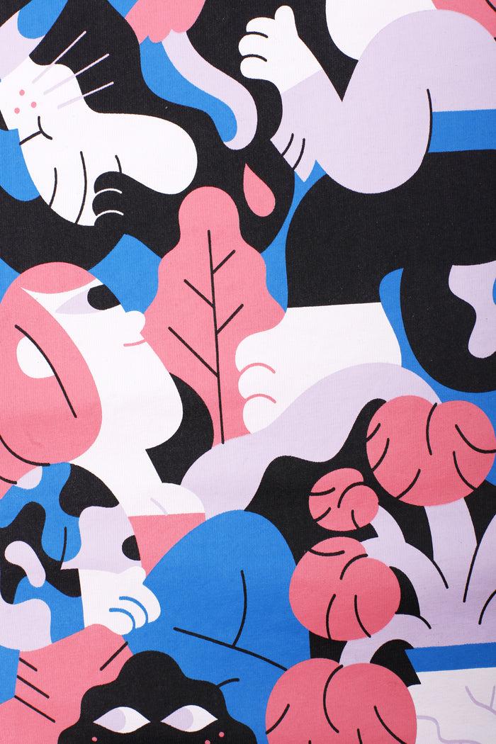 Laser Barcelona RAWAL ARTIST SERIES X HEDOF TEE WHITE