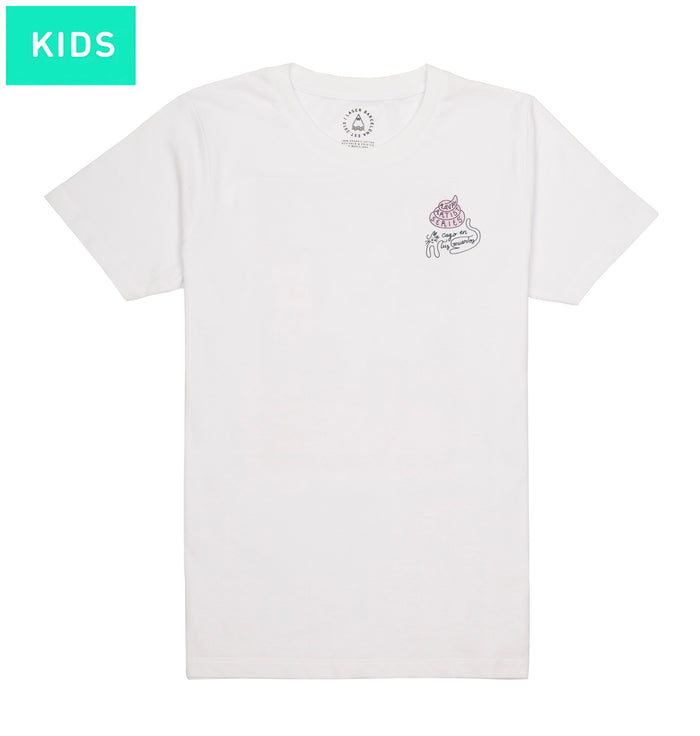 Laser Barcelona RAWAL ARTIST SERIES X SAWE KIDS WHITE TEE
