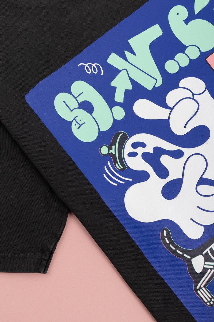 Laser Barcelona RAWAL ARTIST SERIES X SAWE TEE FADED BLACK