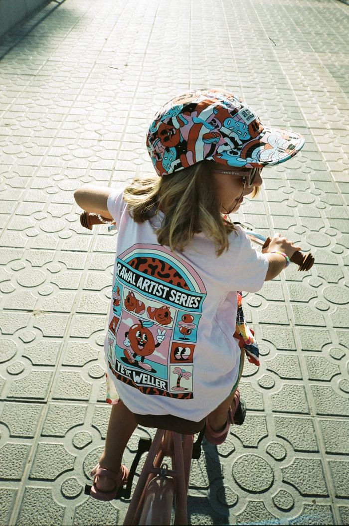 Laser Barcelona RAWAL ARTIST SERIES X YEYE WELLER KIDS ROSE TEE