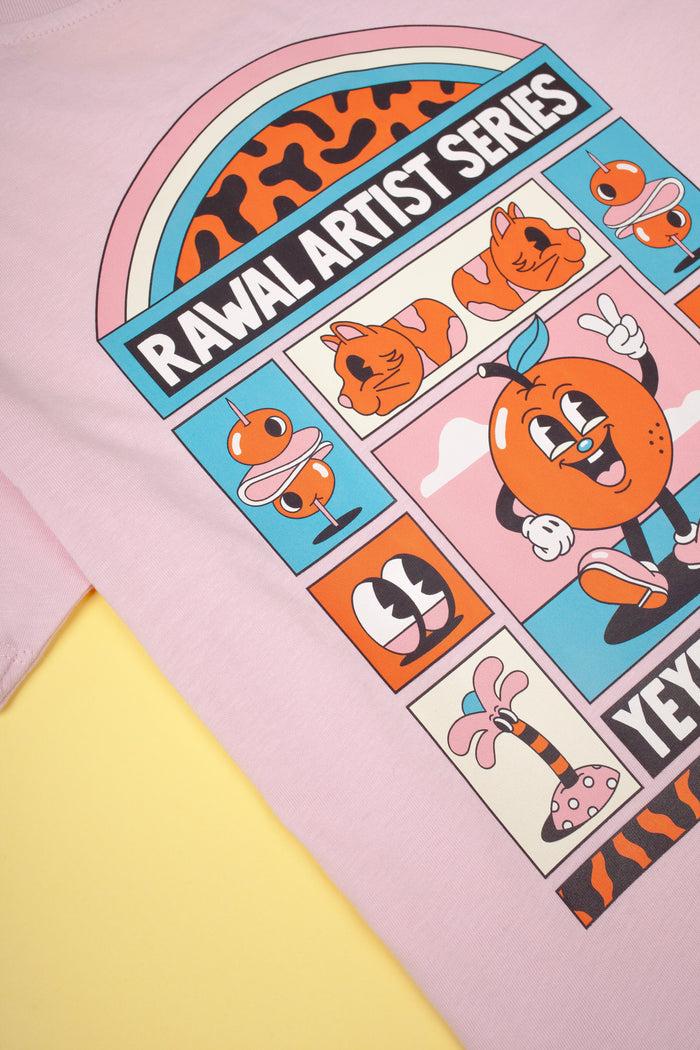 Laser Barcelona RAWAL ARTIST SERIES X YEYE WELLER KIDS ROSE TEE