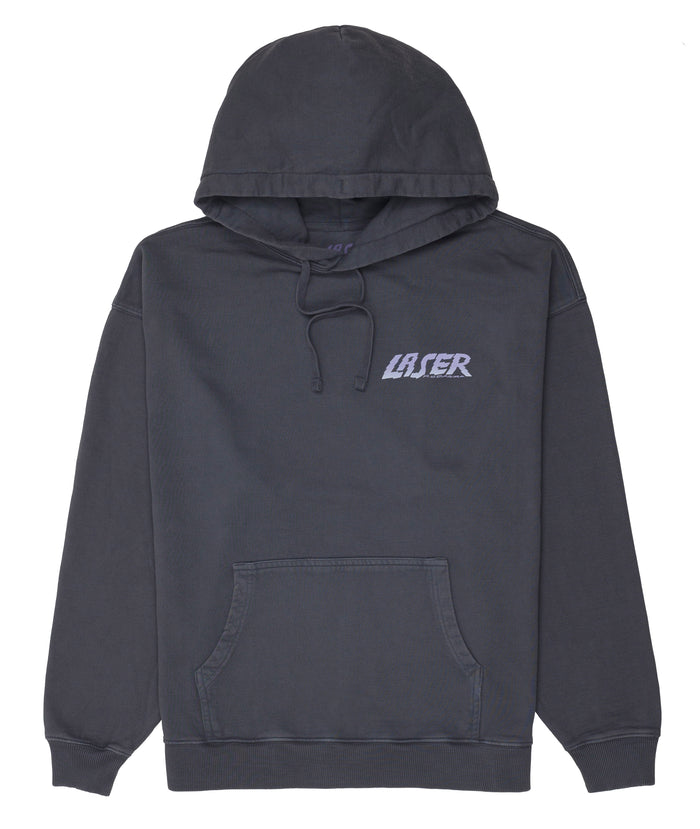 Laser Barcelona RODAGIRA OVERSIZE HOODIE FADED BLACK