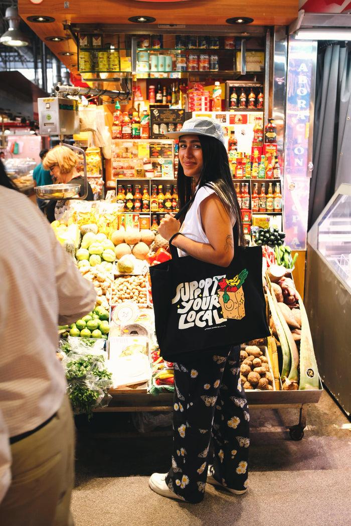 Laser Barcelona SUPPORT YOUR LOCAL CARRY ALL BAG BLACK