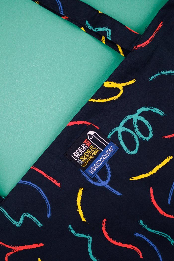 Laser Barcelona THE HEARTBREAK BY LOUSY LIVIN TOTE BAG