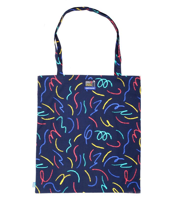 laser barcelona THE HEARTBREAK BY LOUSY LIVIN TOTE BAG