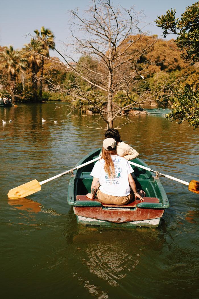 Laser Barcelona VELODROM BY LASER FORAT DEL VENT TEE WHITE