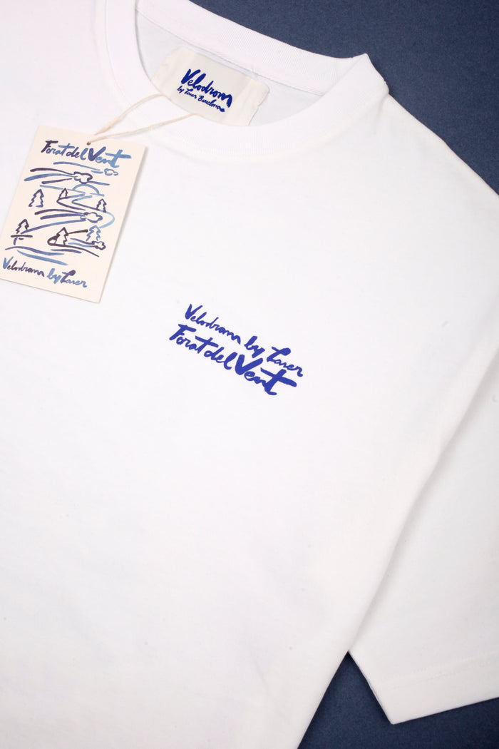 Laser Barcelona VELODROM BY LASER FORAT DEL VENT TEE WHITE