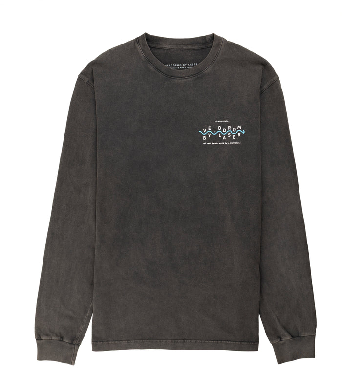 laser Barcelona VELODROM BY LASER TRAMUNTANA LONGSLEEVE TEE BLACK
