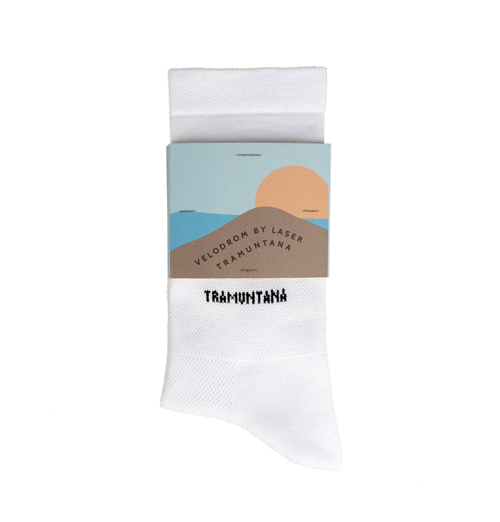 Laser Barcelona VELODROM BY LASER TRAMUNTANA PERFORMANCE WHITE SOCK