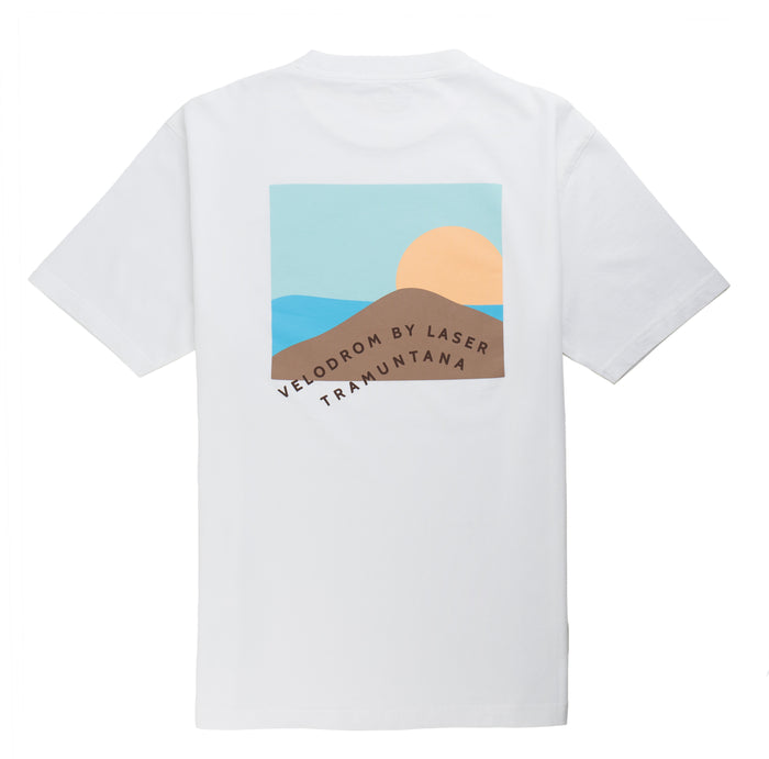 laser barcelona VELODROM BY LASER TRAMUNTANA TEE WHITE