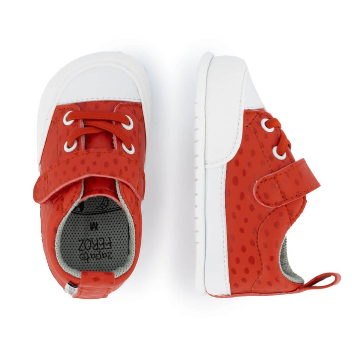 laser barcelona ZAPATO FEROZ PATERNA BABY ULISES ROJO