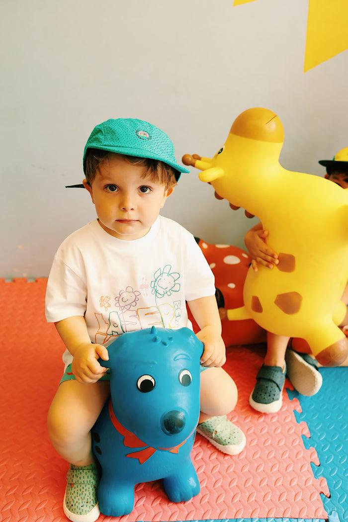 Laser Barcelona ZAPATO FEROZ X LASER KIDS 5 PANEL HAT MINT