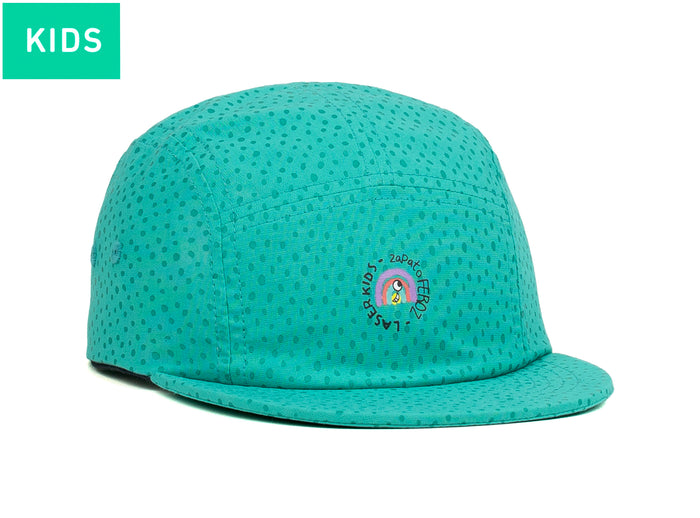 laser barcelona ZAPATO FEROZ X LASER KIDS 5 PANEL HAT MINT