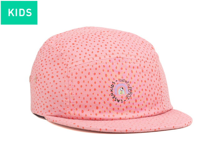 laser barcelona ZAPATO FEROZ X LASER KIDS 5 PANEL HAT ROSA