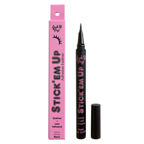 lash pop Stick 'Em Up Eyeliner + Lash Adhesive (Black) Adhesive