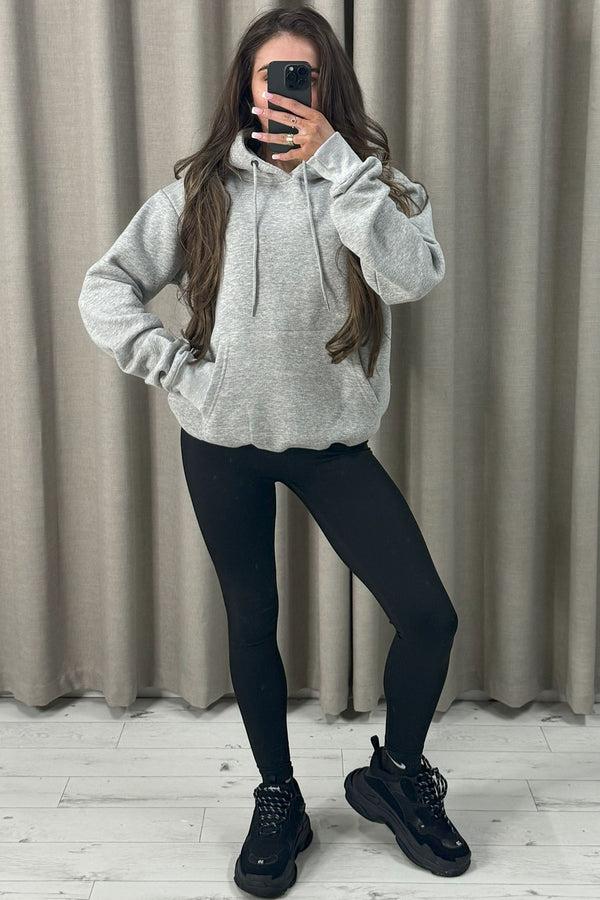 Lasula Canden Grey Pull Over Hoodie