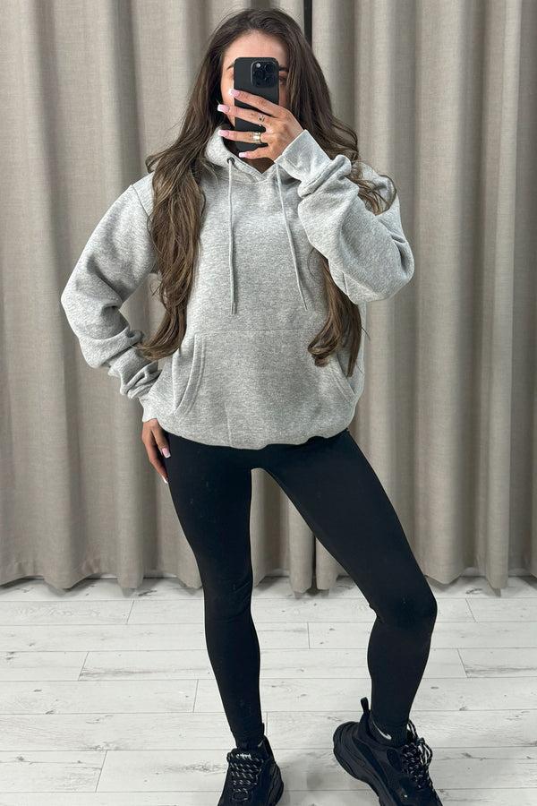 Lasula Canden Grey Pull Over Hoodie