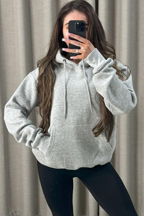 lasula Canden Grey Pull Over Hoodie