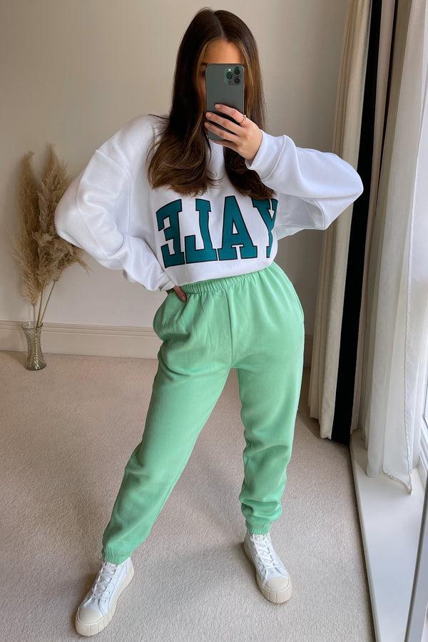 Lasula Gabriella Mint Oversized Comfy Joggers