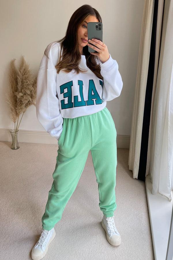 lasula Gabriella Mint Oversized Comfy Joggers