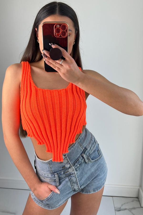 Lasula Lydia Blue Button Up Lace Back Detail Denim Hot Pants