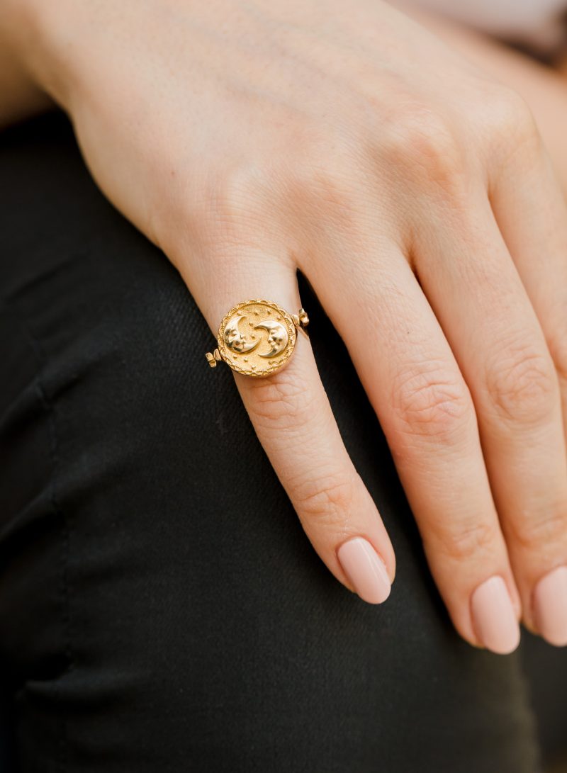 L'atelier Nawbar 3 In 1 Aquarius Zodiac Ring