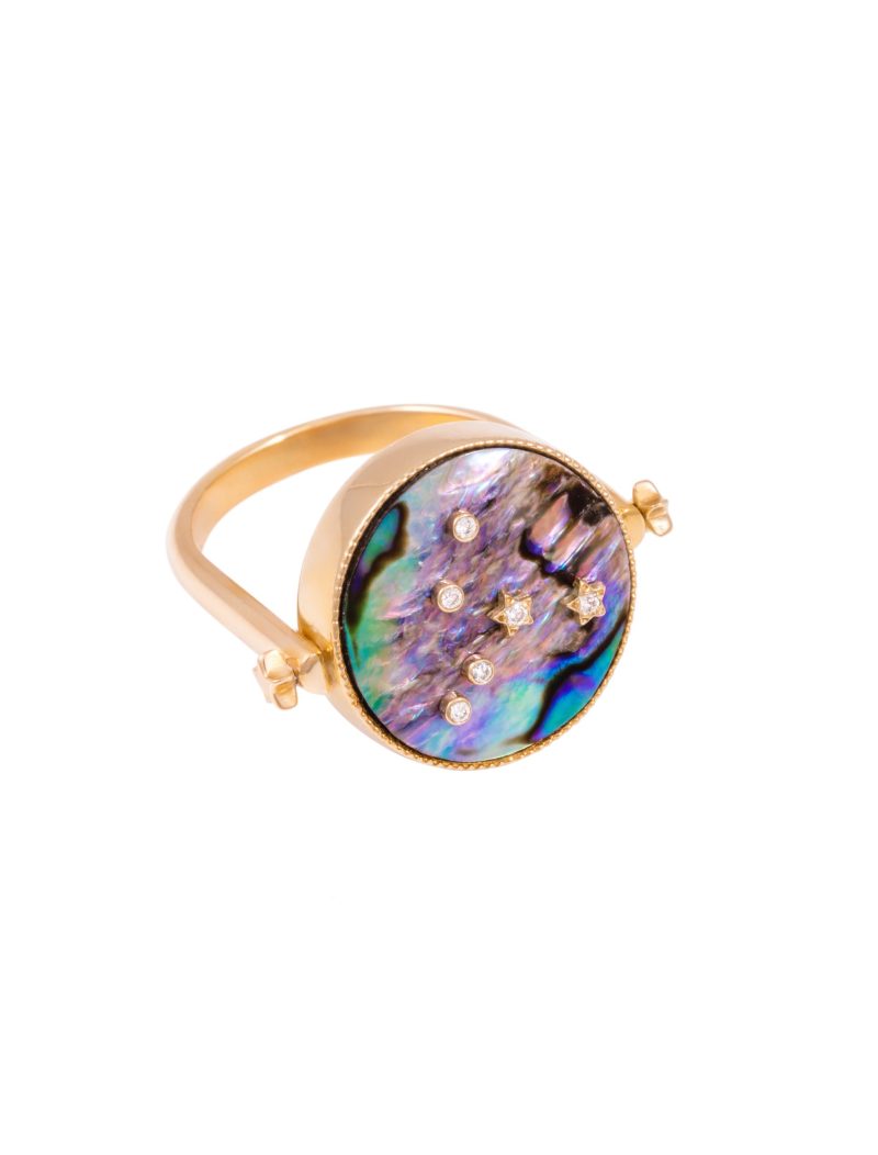 L'atelier Nawbar 3 In 1 Cancer Zodiac Ring
