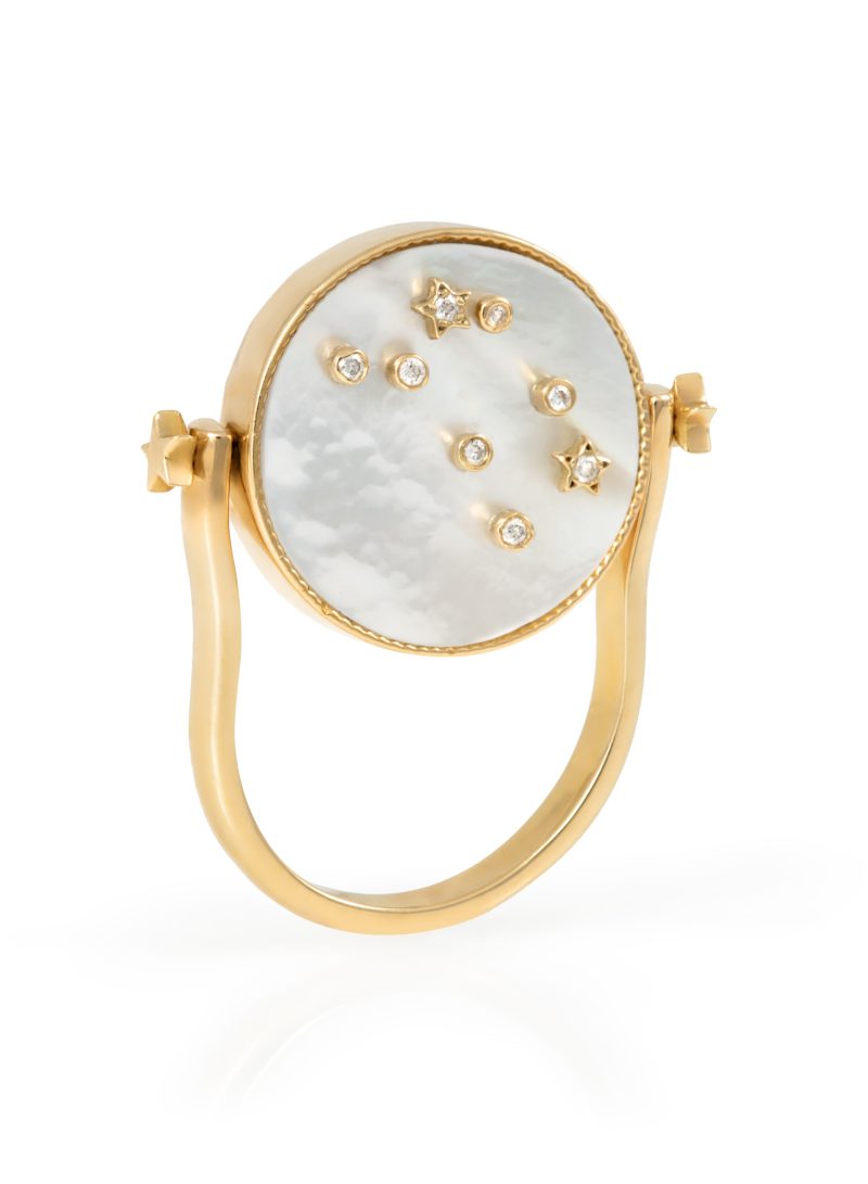 L'atelier Nawbar 3 In 1 Gemini Zodiac Ring