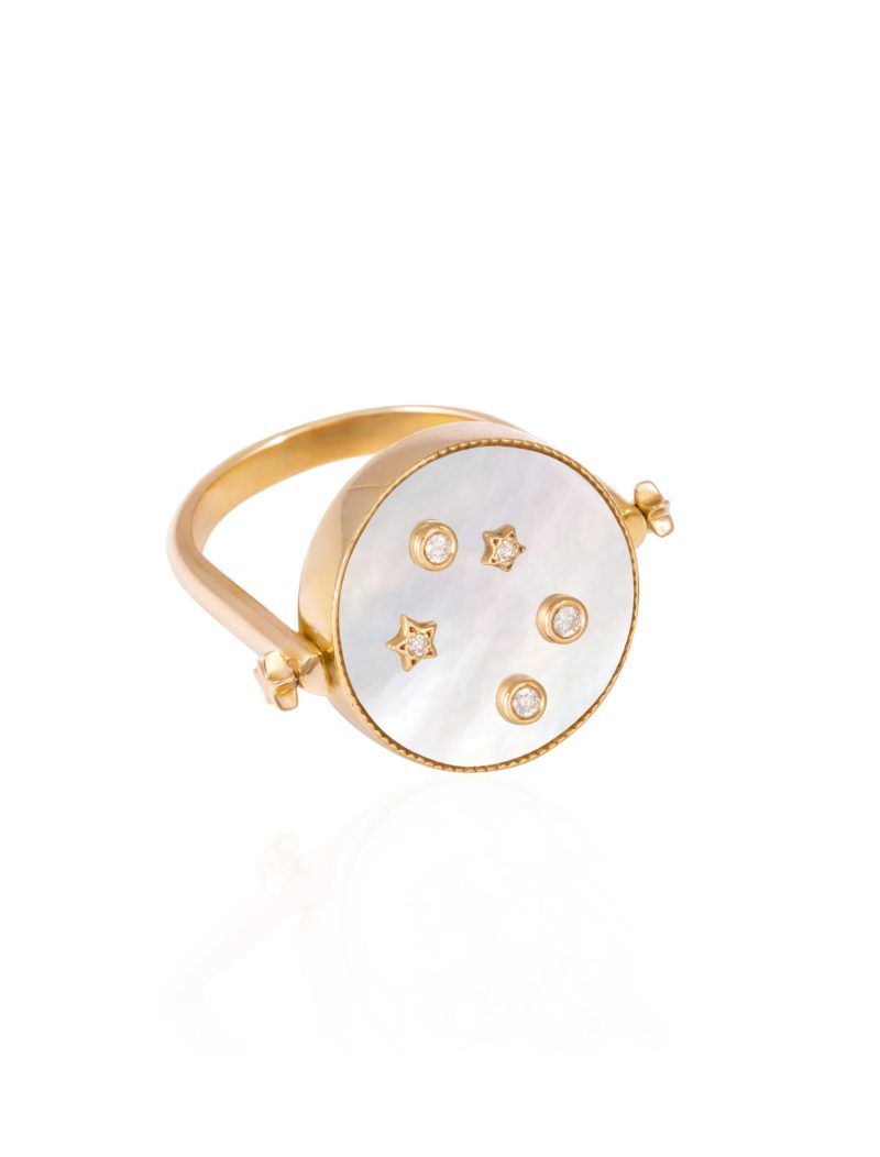L'atelier Nawbar 3 In 1 Libra Zodiac Ring