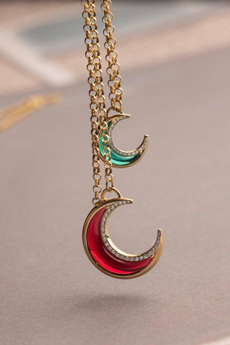 L'atelier Nawbar Bloop Moon Necklace