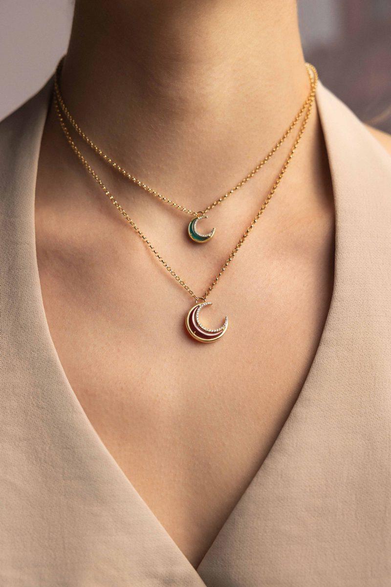 L'atelier Nawbar Bloop Moon Necklace