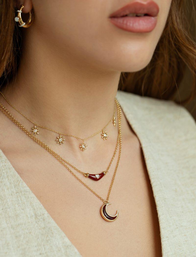 l'atelier nawbar Bloop Moon Necklace