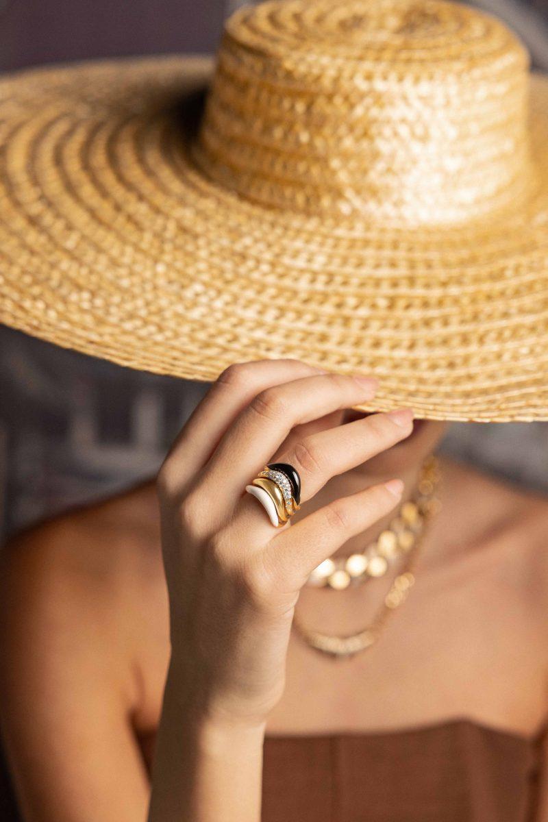 L'atelier Nawbar Boa Full Gold Ring