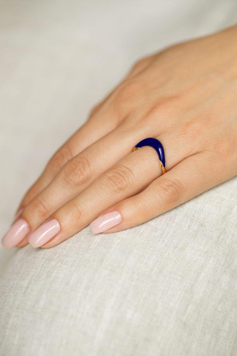 L'atelier Nawbar Boa Stackable Stone Ring