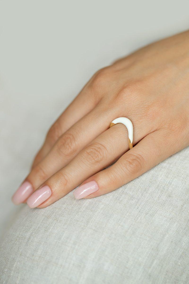 L'atelier Nawbar Boa Stackable Stone Ring