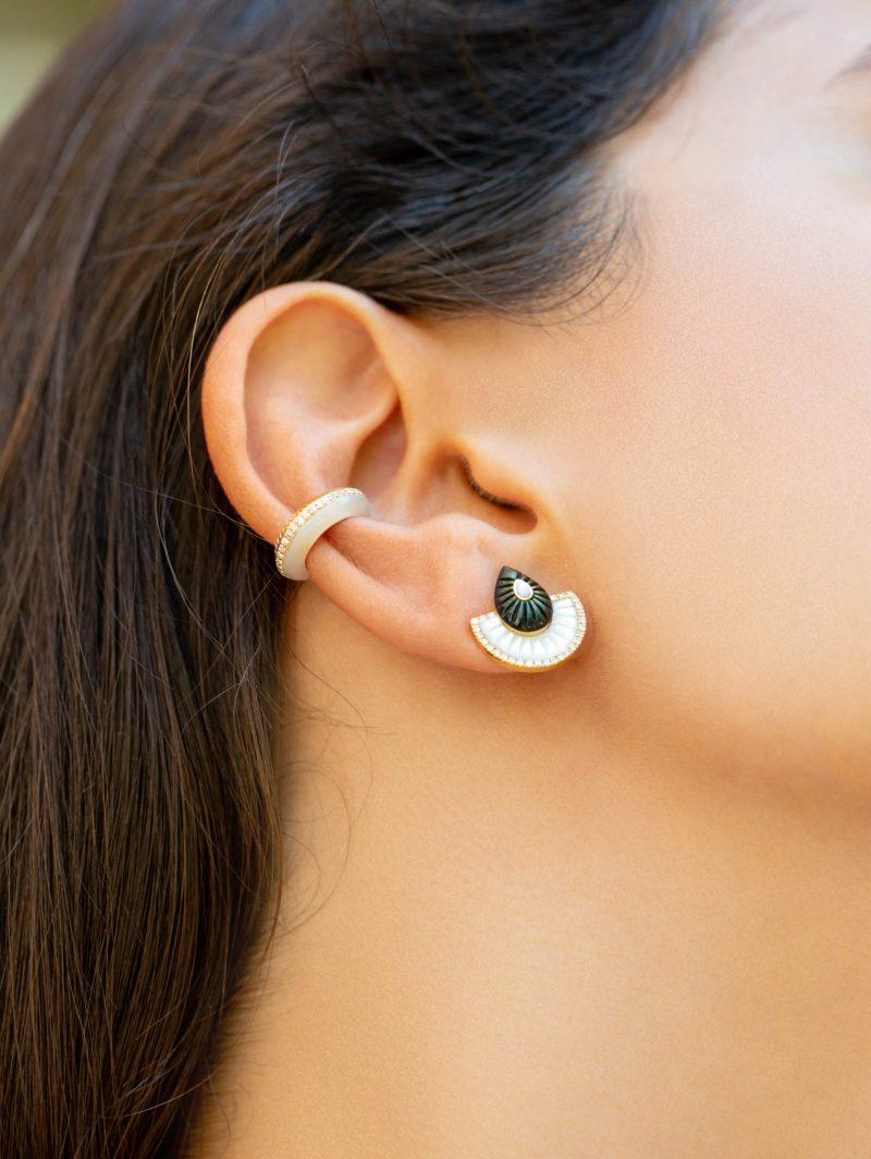 L'atelier Nawbar Bond Street Fan Earrings – Small