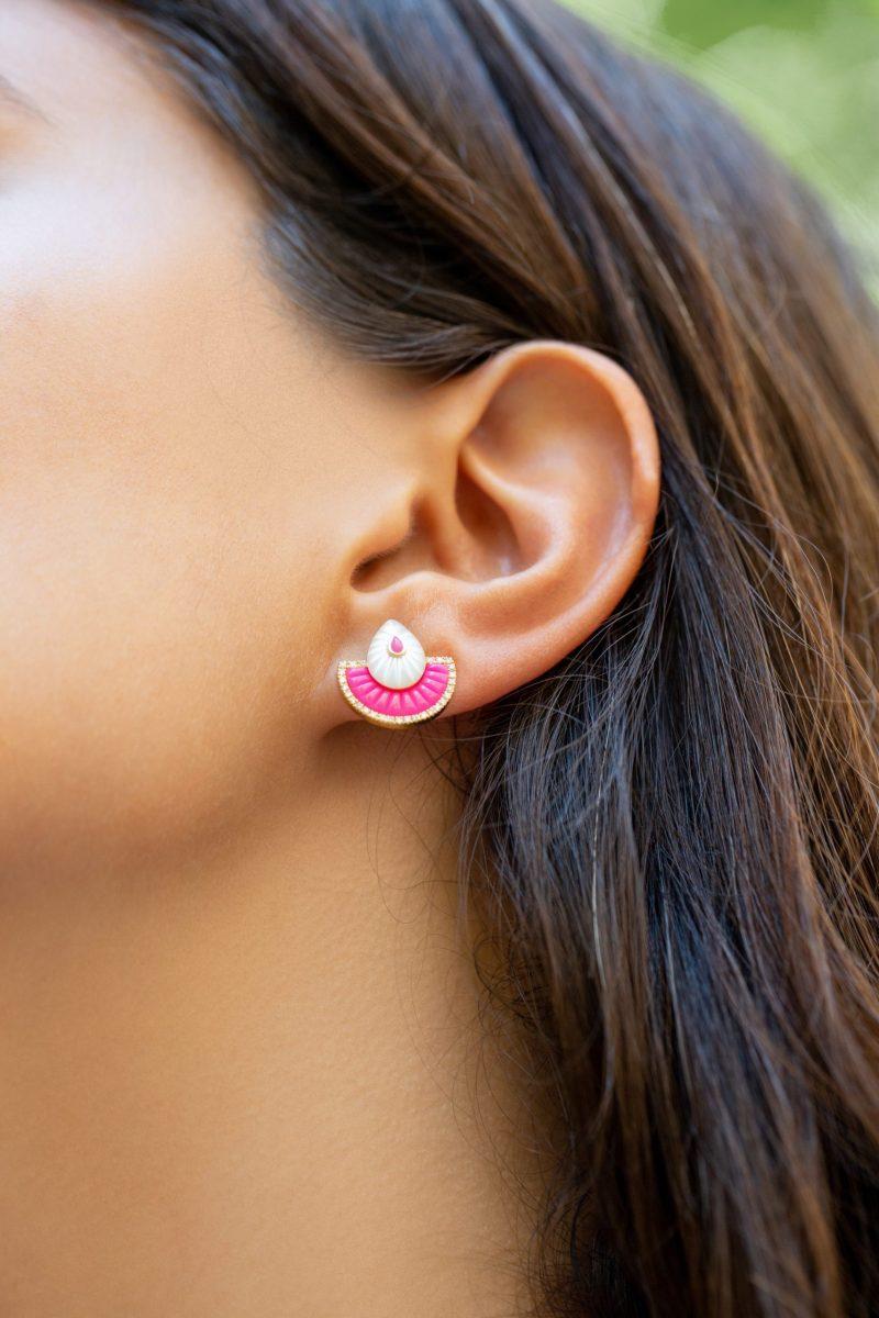 L'atelier Nawbar Bond Street Fan Earrings – Small