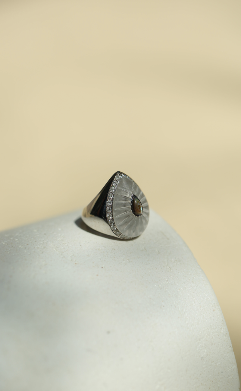 L'atelier Nawbar Bond Street Pinky – White Gold