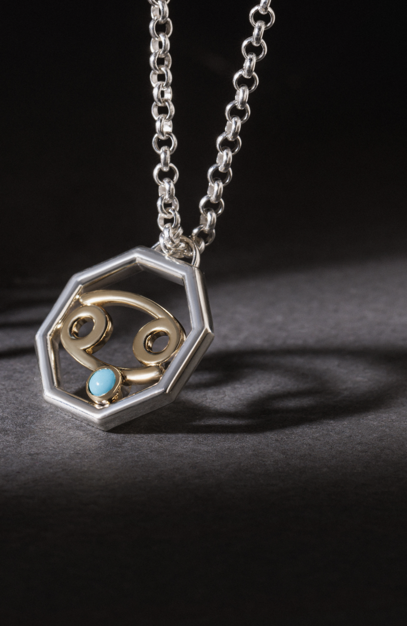 l'atelier nawbar Cancer Horoscope Necklace