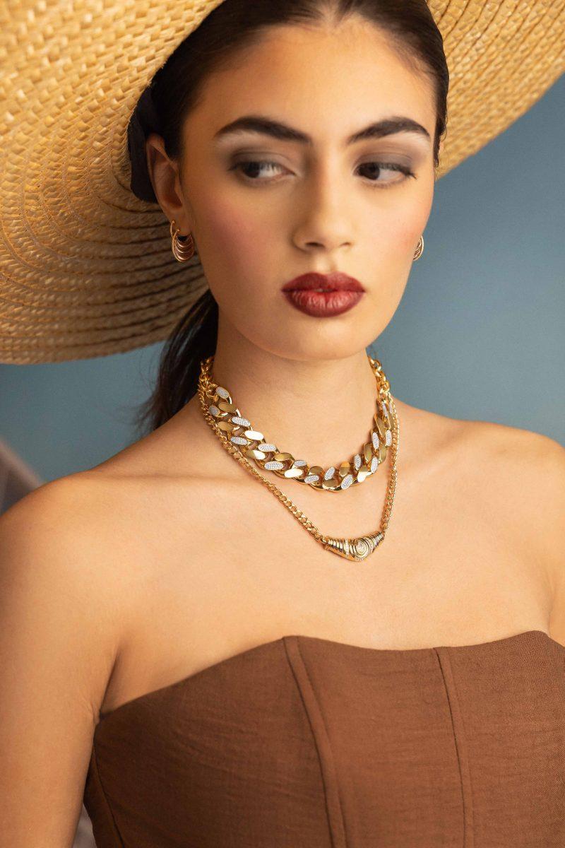 L'atelier Nawbar Chunky Link Diamond Chain