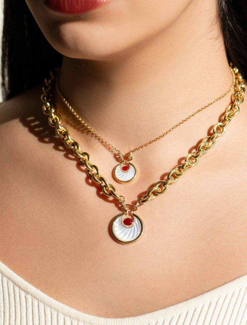 L'atelier Nawbar Circus Moon Necklace – Big