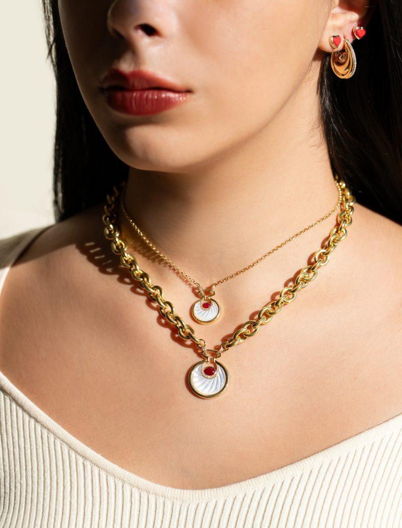 L'atelier Nawbar Circus Moon Necklace – Small