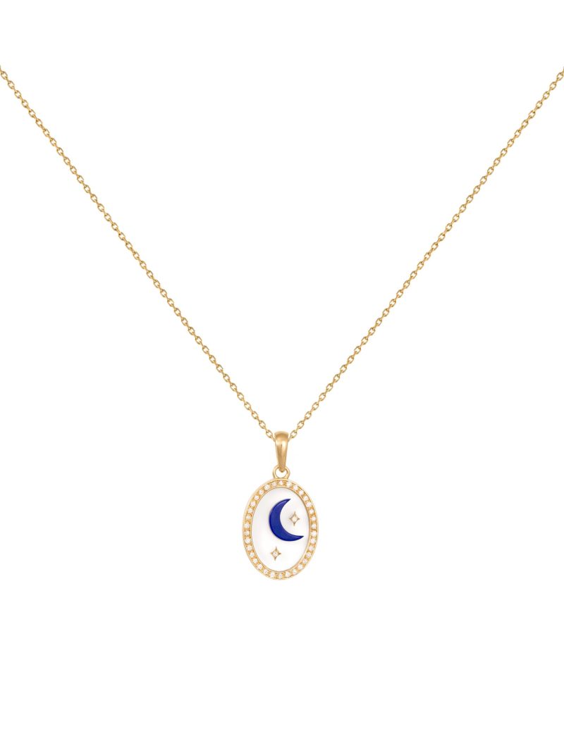 L'atelier Nawbar Diamond Hilal Pendant